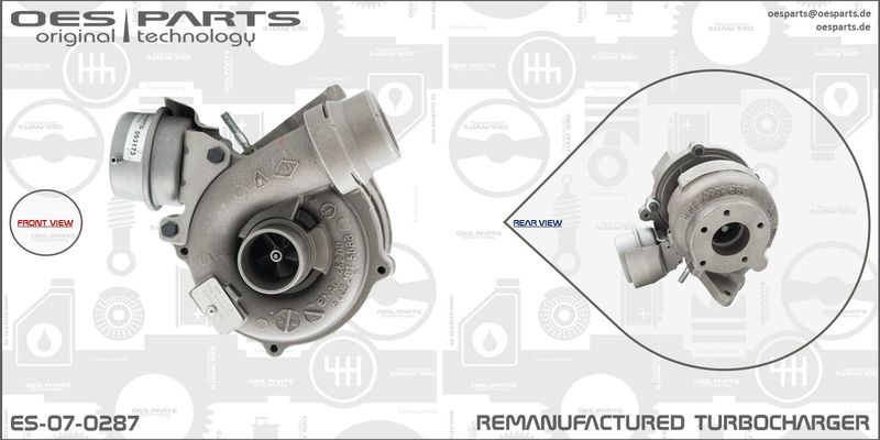 OES PARTS Kompressor,ülelaadimine ES-07-0287